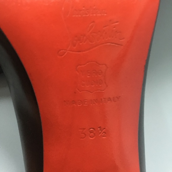Low heel black Christian Louboutins size 38.5 - Picture 6 of 6